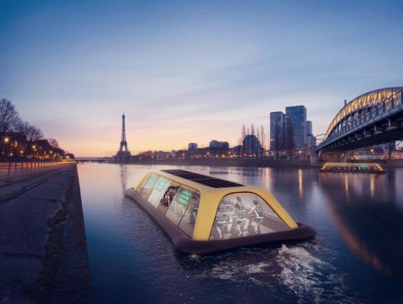 This Gym Boat Could Give Parisians The Most In-Seine Workout There Is